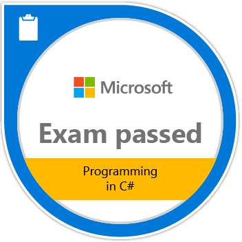 Programming in C# certification - Microsoft